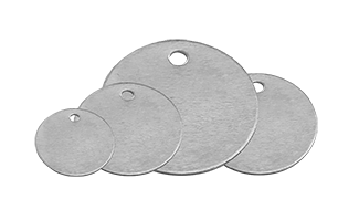 Blank Aluminum Tags